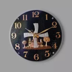 벽시계인테리어 금전수 풍차 부엉이 블랙 인테리어 무소음 벽시계