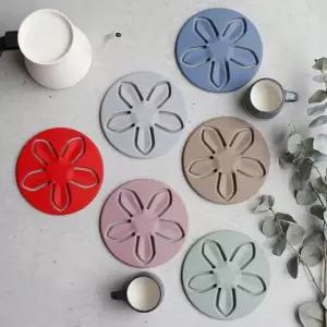 답례품 꽃모양 실리콘 냄비 받침대 이쁜 냄비받침 주방 소품