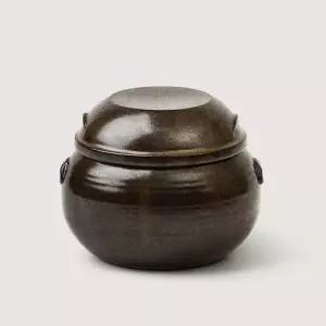 [무료배송] 미니 장독 소금단지 현관 풍수인테리어 항아리 3호