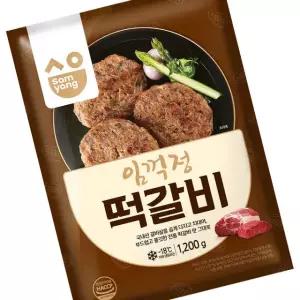 삼양 임꺽정 떡갈비 1.2kg 5개 간편식