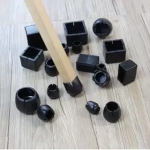 의자발캡 블랙 실리콘 층간 소음 방지 4개 set 식탁의 커버 다리 체어 슬리퍼 세트