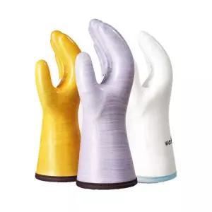 실리콘 절연 장갑 주방 오븐 전자 레인지 가정용 고온 저항 두꺼운 베이킹  방지 방수