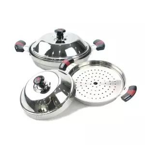 [RIZPICK]경복 스텐 찜겸용 전골냄비 수육전골 찜냄비