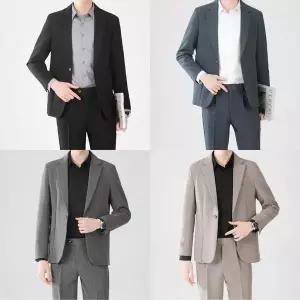 [RIZPICK]TBZ 클래식 슬림라인 남자 정장세트(자켓 바지) 교복 학생