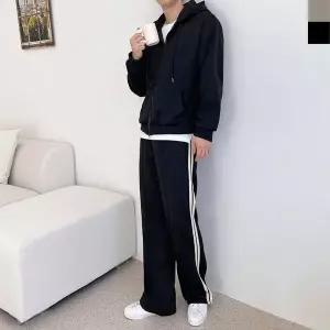 [RIZPICK]TBZ GBB H770M-H192M 남자 커플 오버핏 투웨이 후드 집업 테잎 라인 트랙