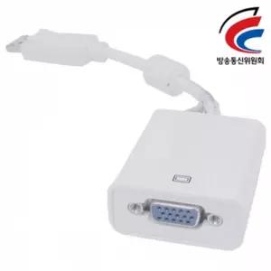 DC V2 DisplayPort to VGA 젠더(White)