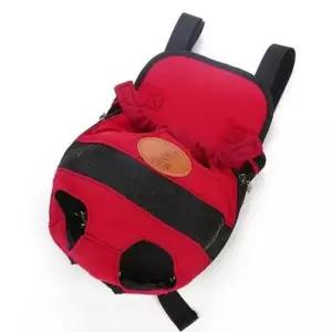[반려] 애견가방 대형 레드 강아지앞가방 반려견가방 애견포대기 강아지아기띠 애견슬링백