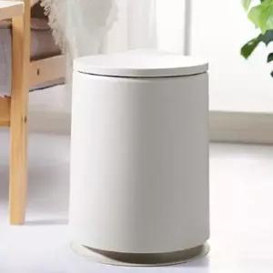 원터치 원형 휴지통 10L 욕실 거실용 실용적 디자인 쓰레기통 주방 트윈 인테리어