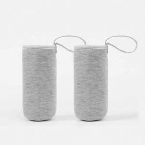 네오프렌 물병 파우치 2P세트 420ml 그레이 병파우치 물통 보냉 보온 케이스