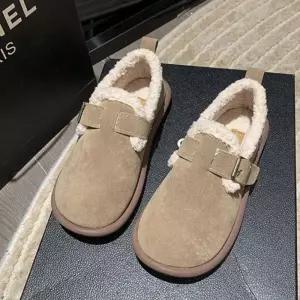 인기상품 여성 겨울 양털부츠 방한신발 사무실 털슬리퍼 따뜻한 털 신발 [WF