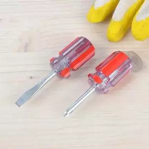 드라이버 2P 주먹드라이버 십자 일자 세트 휴대용드라이버