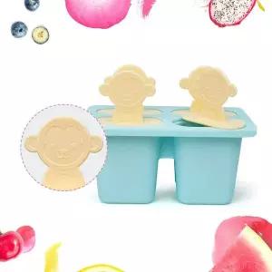 TBZ 실리콘 아이스크림 트레이 얼음틀 4구 아이스바