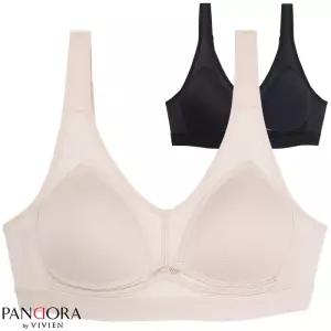 판도라by비비안 쿨메쉬 노와이어 스포츠브라 ABC컵 pbr7134n 444799