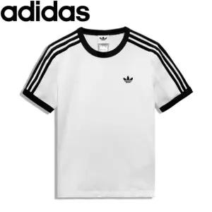 [아디다스] 우먼스 3-스트라이프 슬림 티셔츠 KD3683