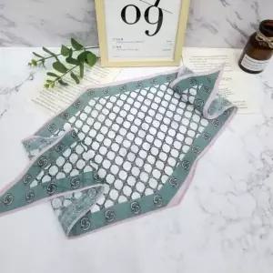 [애슬릿] 쁘띠 스카프 여성 여름 얇은 미니 마름모 목 엄마