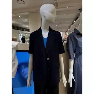 [ZOOC](타임스퀘어점패션관)금장단추 베이직 반팔 자켓/Z252MSF107