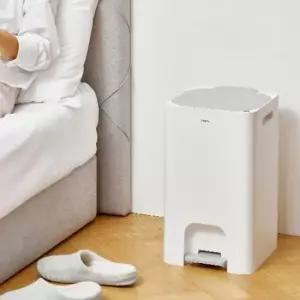 Trashbin 시스맥스 페달형 휴지통 무소음 종량제봉투 20L