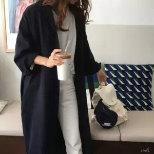 여성봄가디건 여자니트가디건 여자 자켓 롱원피스 로브가디건 간절기용 패션룩