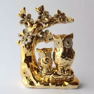 풍수 소품 황금돈나무부엉이장식품 선물 개업 집들이 부엉이장식소품