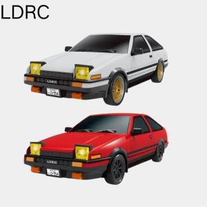 LDRC LD1801 AE86 1:18 원격 조종 드리프트 카 자이로스코프 LED 2.4G 원격 조종 타이어  RC 자동차 장난감