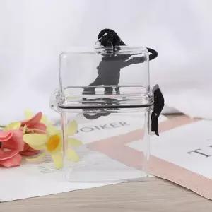 B급 포카케이스 카드 보관 수납 투명 아크릴 목걸이 PP-10055