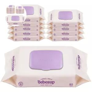 물티슈 베베숲 트러스트 캡형 80매 10개