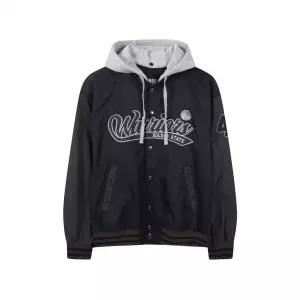 NBA 후드 바시티 점퍼 블랙
