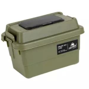 차박캠핑상자 미니 다용도 수납 박스 카키스 수납함 수납스 바구니 물티슈케이스 보관함 커버 뚜껑