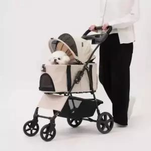 플리다스 강아지 유모차 애견 분리형 접이식 개모차 소형견 중형견