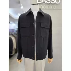 바쏘옴므 세이브존03 바쏘옴므 25 네이비 면 혼방 오버 핏 트러커자켓 WSYFZ1JS11Y