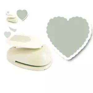 모양펀치 024 물결하트 펀칭기 R-76