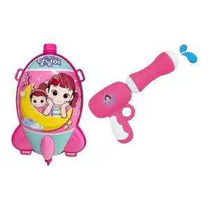 15.달님이 배낭 물총 가방 워터건 장난감총 어린이 여름휴가 목욕놀이 장난감 배틀 완구 놀이