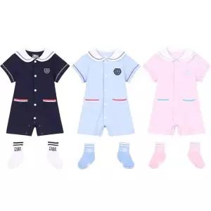 [롯데백화점]엔비에이 NBA 클래식 자수 세일러 카라 바디수트(5-2)(K235TO003P)