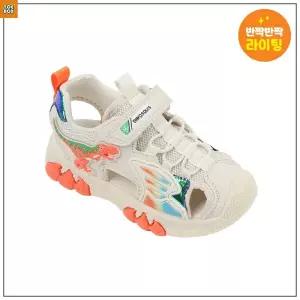 [롯데백화점]토박스 다이노솔즈 정글 티라노 샌들 키즈 베이지 DNKCG1TSJT11BEI