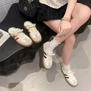 운동화 스니커즈 투라인 뮬 슬리퍼