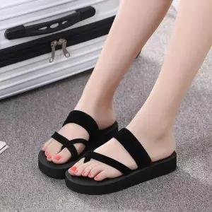 [하프클럽/]여자 엄지 쪼리 데일리 슬리퍼 캐주얼 샌들