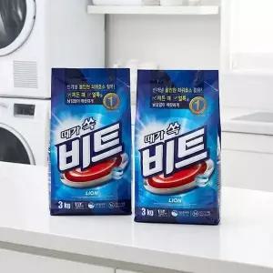 [참다올]비트 분말 세탁세제 파우치 3kg x 2
