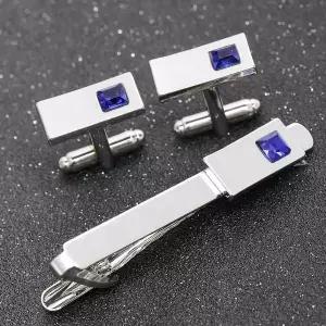 넥타이핀 커프스 버튼 세트 커프스링크 남자예복 남성악세사리 선물 WFKWJSZ