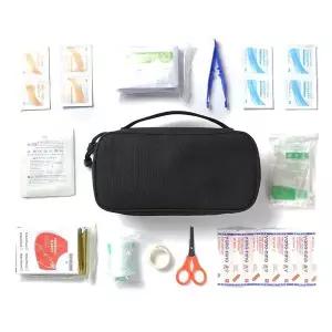 [하프클럽/]캠핑 수납 파우치 카라비너 나침반 로프 단조팩 수첩