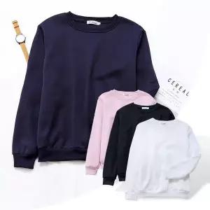 [하프클럽/]루즈핏 무지 여자 봄 맨투맨 데일리 빅사이즈 박스