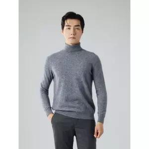 니트 울 캐주얼 남자폴라니트 폴라 캐시미어 루즈핏 빅사이즈 스웨터 ible1