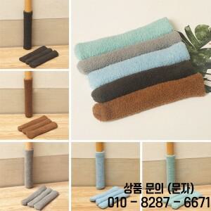 4개/대 의자 다리 양말 미끄럼 방지 패드가있는 높은 탄성 발 보호대 가구 커버 세트