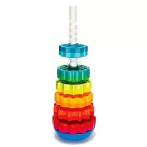 펫브레인토이 감각발달완구 스핀어게인 링끼우기 링쌓기 쌓기놀이