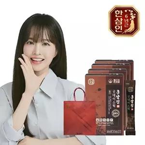 [한삼인][농협홍삼] 한삼인 홍삼진 굿데이스틱 10ml 100포 4세트+쇼핑백