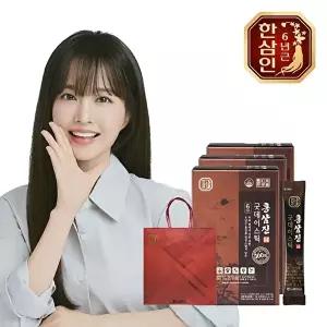 [한삼인][농협홍삼] 한삼인 홍삼진 굿데이스틱 10ml 100포 3세트+쇼핑백