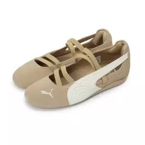 푸마 W 스피드캣 발레 스웨이드 탄 웜 화이트 406758-01