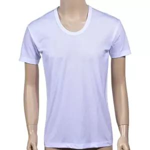 쿨샵 에어로쉬 땀흡수 쿨원단 남성 반팔 이너 화이 YEi9+6eiM