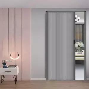 자바라 간이문 슬라이딩 발코니 주름문 아코디언 도어 접이식 가림막