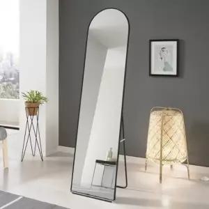 가구산책 블랙 스탠드 전신거울 B3119