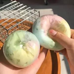 솜사탕 왁뿌볼 왁스 뿌시기 말랑이 2세대 슬랑이 슬라임 마시멜로우